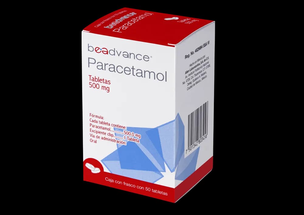 PARACETAMOL 50 TAB 500 MG