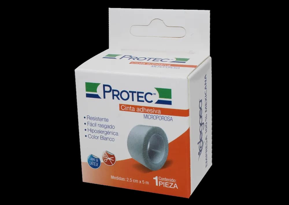 TELA ADHESIVA MICROPO 1 PZA 2.5CM X 5M