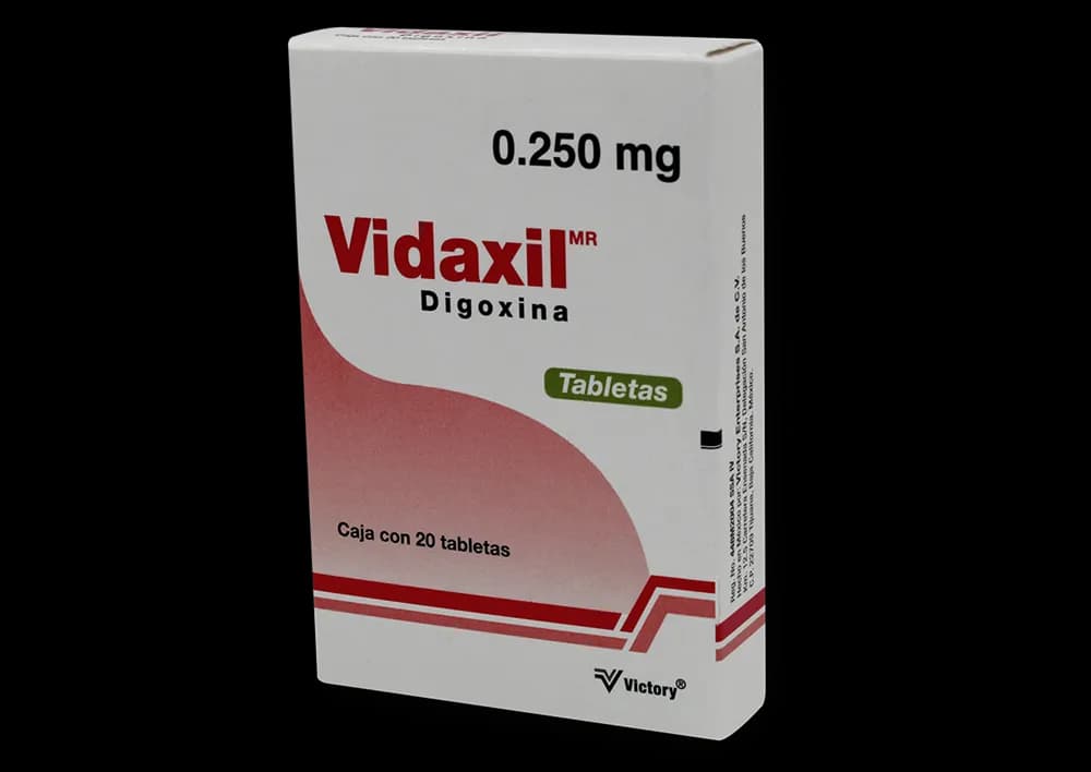 VIDAXIL Digoxina 20 TAB 0.250 MG
