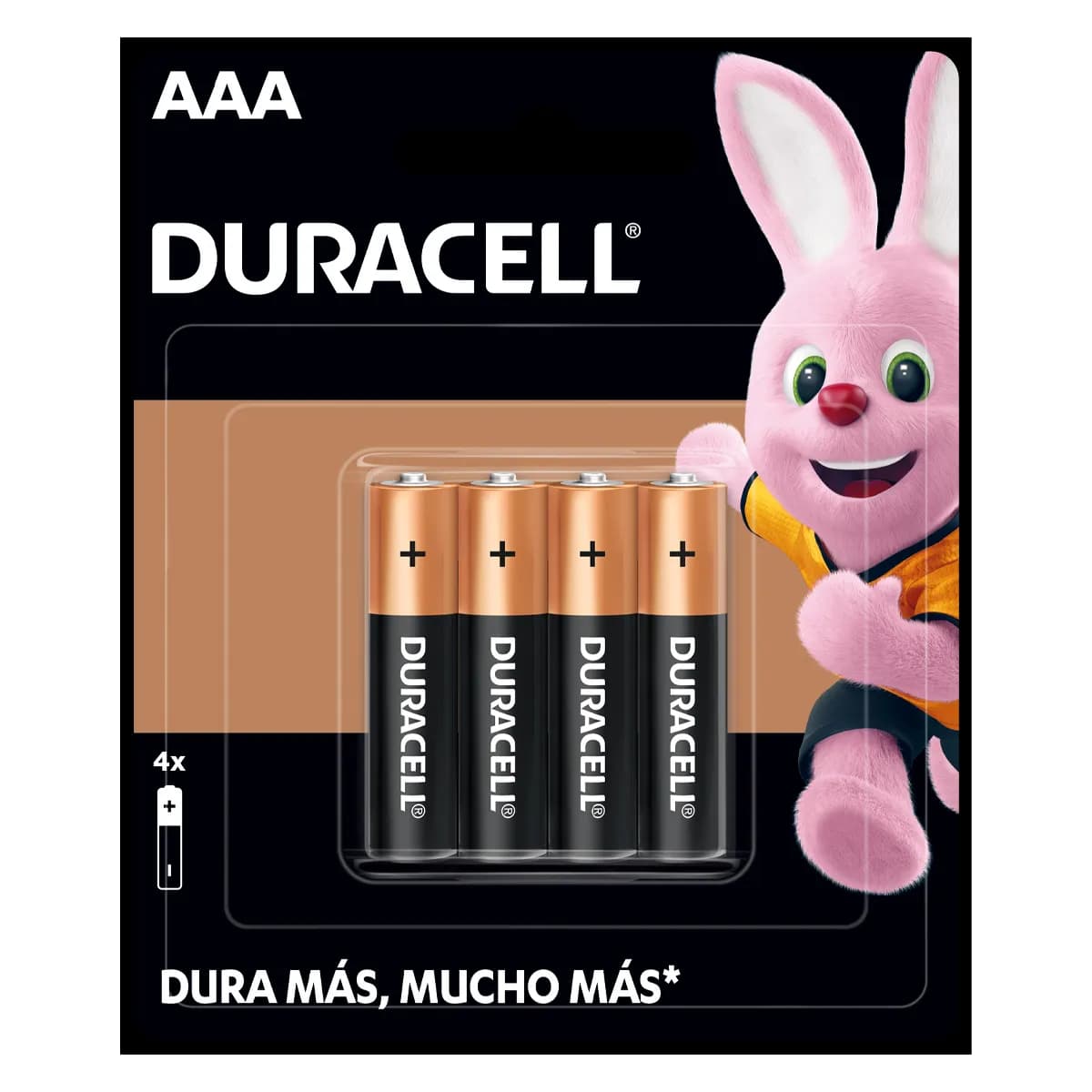 Duracell Pilas Alcalinas AAA MN2400 4 Piezas