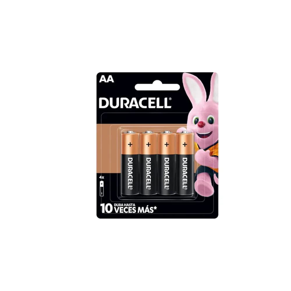 Duracell Pilas Alcalinas AA 4 Piezas