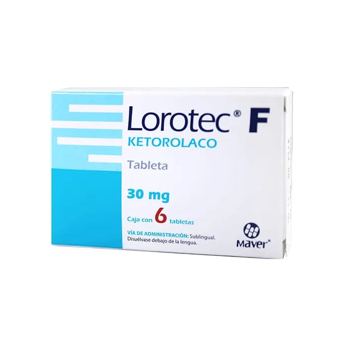 LOROTEC F 6 TAB 30 MG