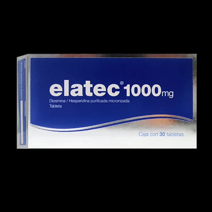 Elatec 1000 mg 30 tabletas