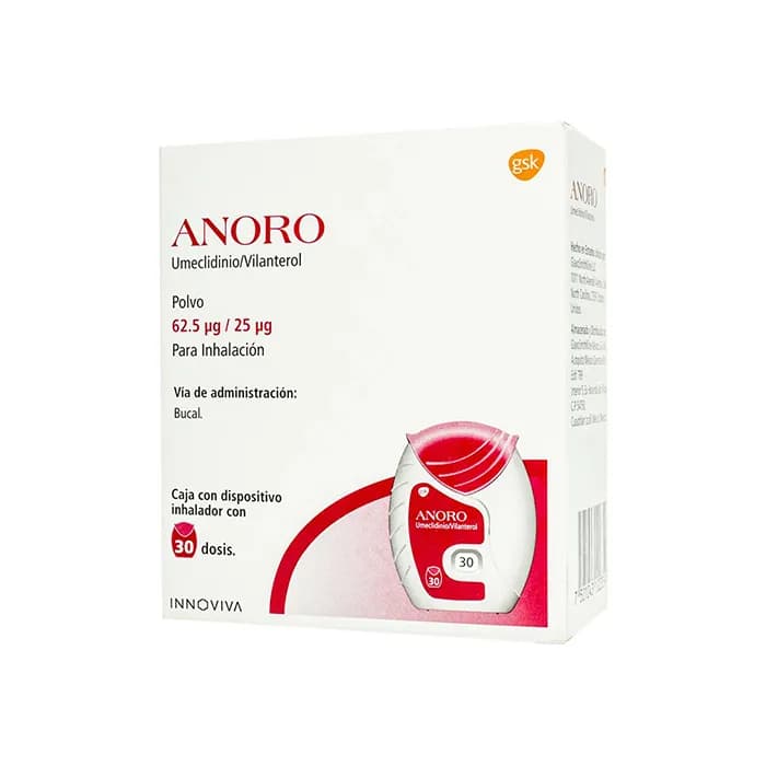 ANORO 62.5/25MCG 30DS
