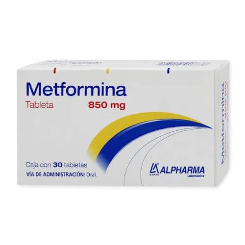 METFORMINA 30 TAB 850 MG