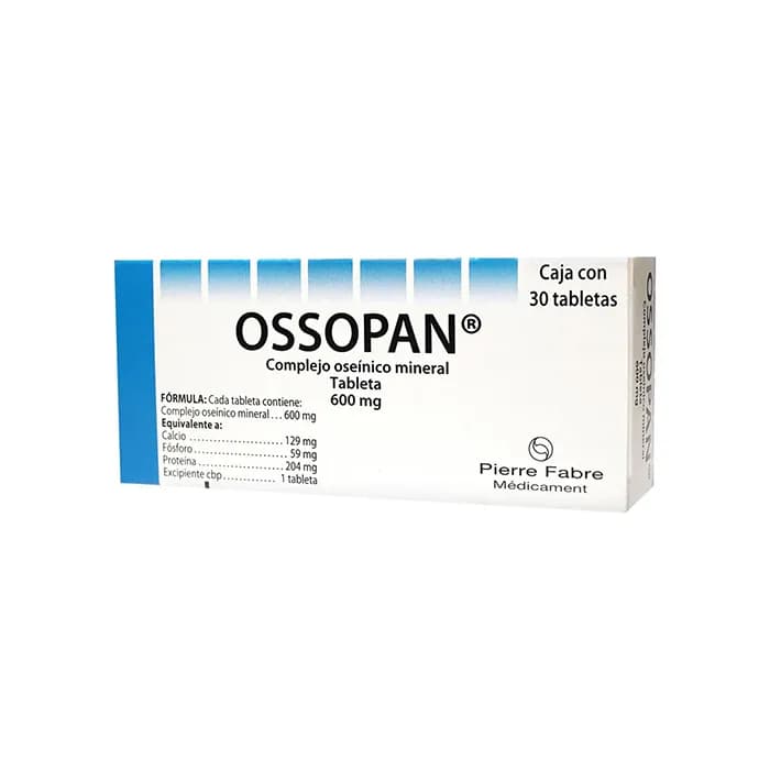 Ossopan 600 mg 30 tabletas