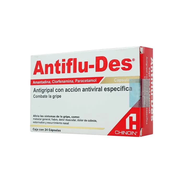 ANTIFLU DES 24 CAPS 1 CAJA 50/3/300 MG