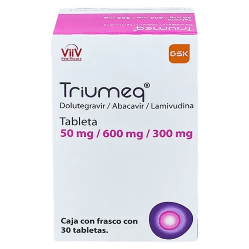 Triumeq Dolutegravir Abacavir Lamivudina 50 mg, 600 mg, 300 mg
