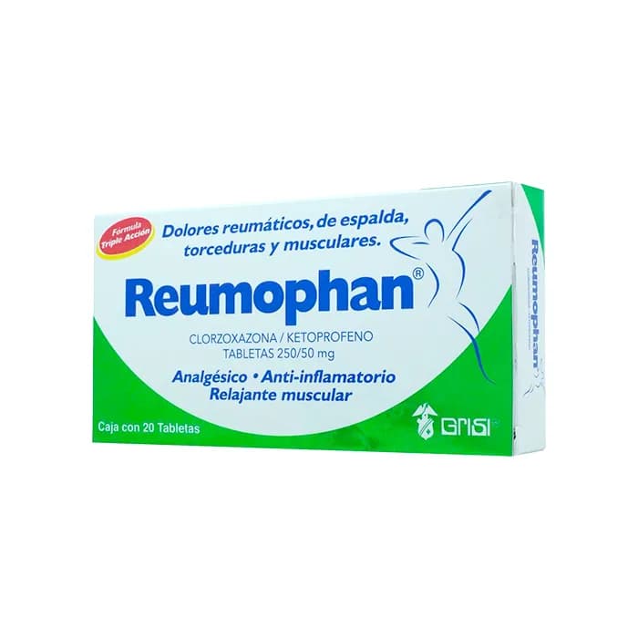 REUMOPHAN Clorzoxazona + Ketoprofeno TAB C20