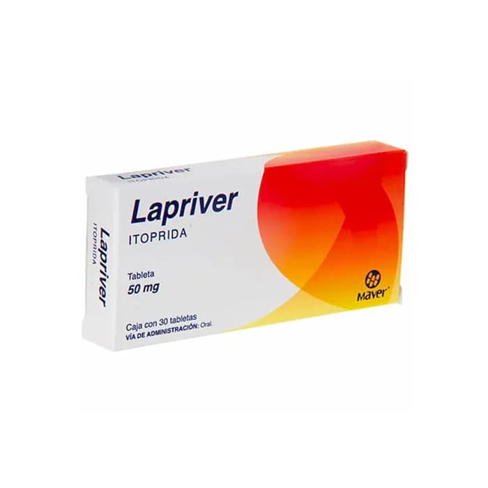 Lapriver 50 mg 30 tabletas