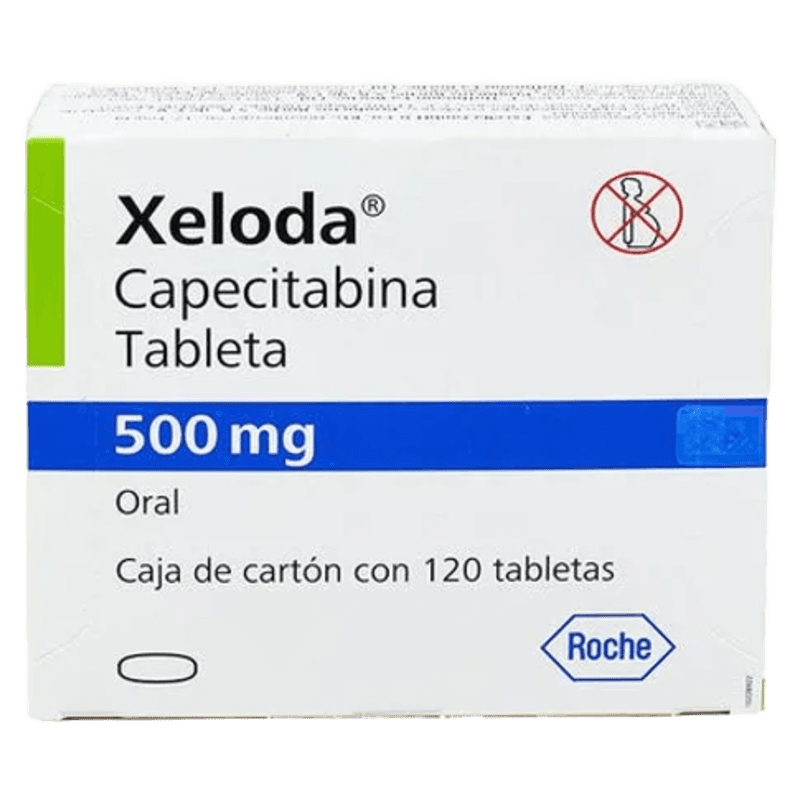 XELODA CAPECITABINA 500 MG CAJA CON 120 TABLETAS LAB. ROCHE