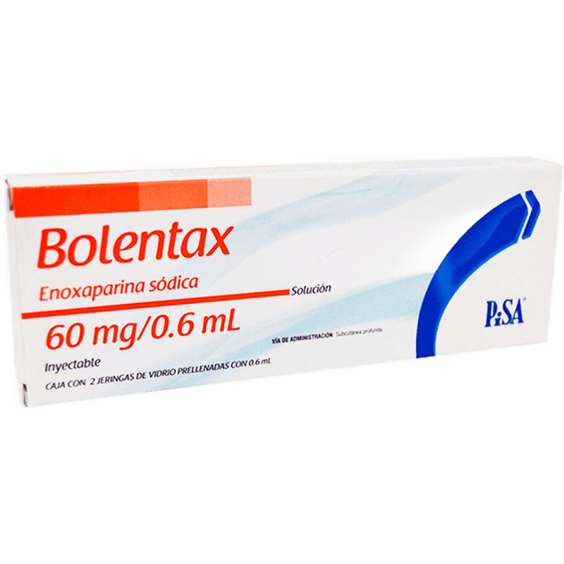 Bolentax 60 mg / 0.6 ml 2 jeringas prellenadas
