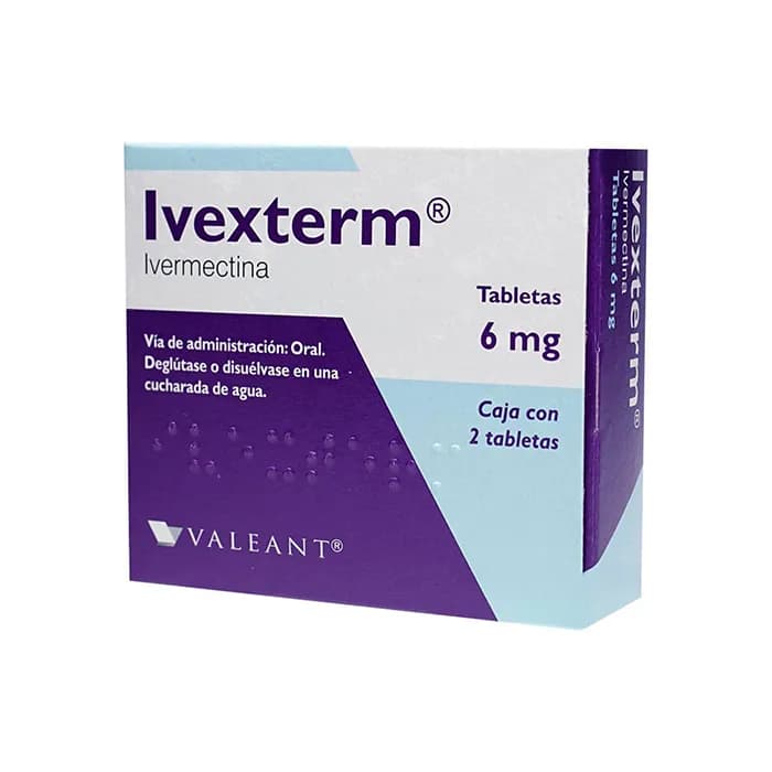 Ivexterm 6 Mg 2 Tabletas