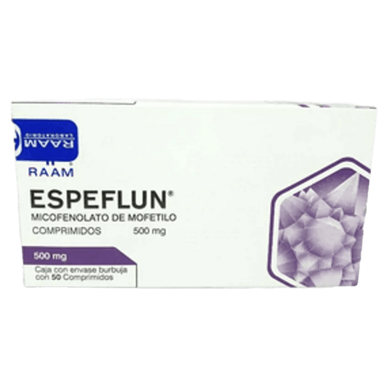 Espeflun 500 mg 50 Comprimidos