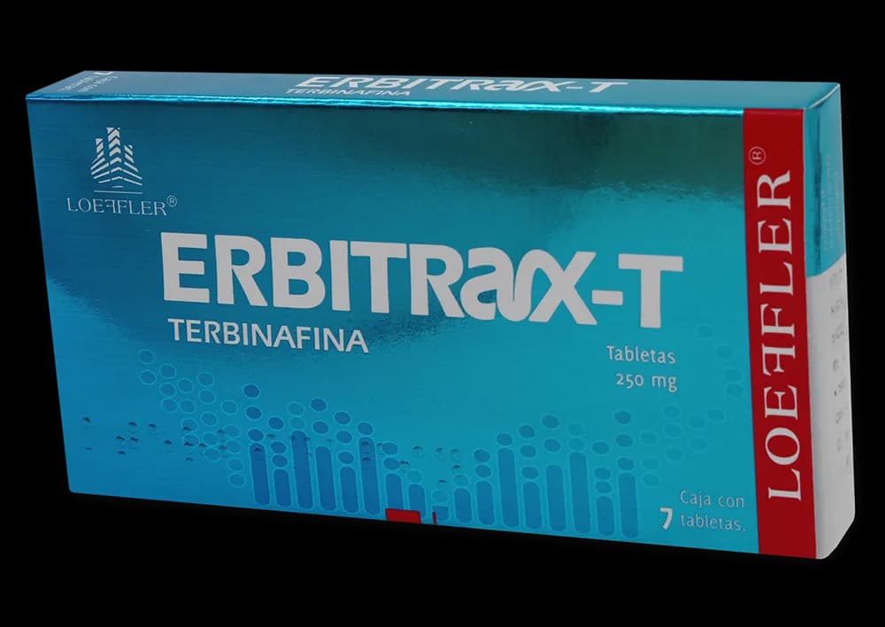 ERBITRAX-T Terbinfina 7 TABS 250 MG