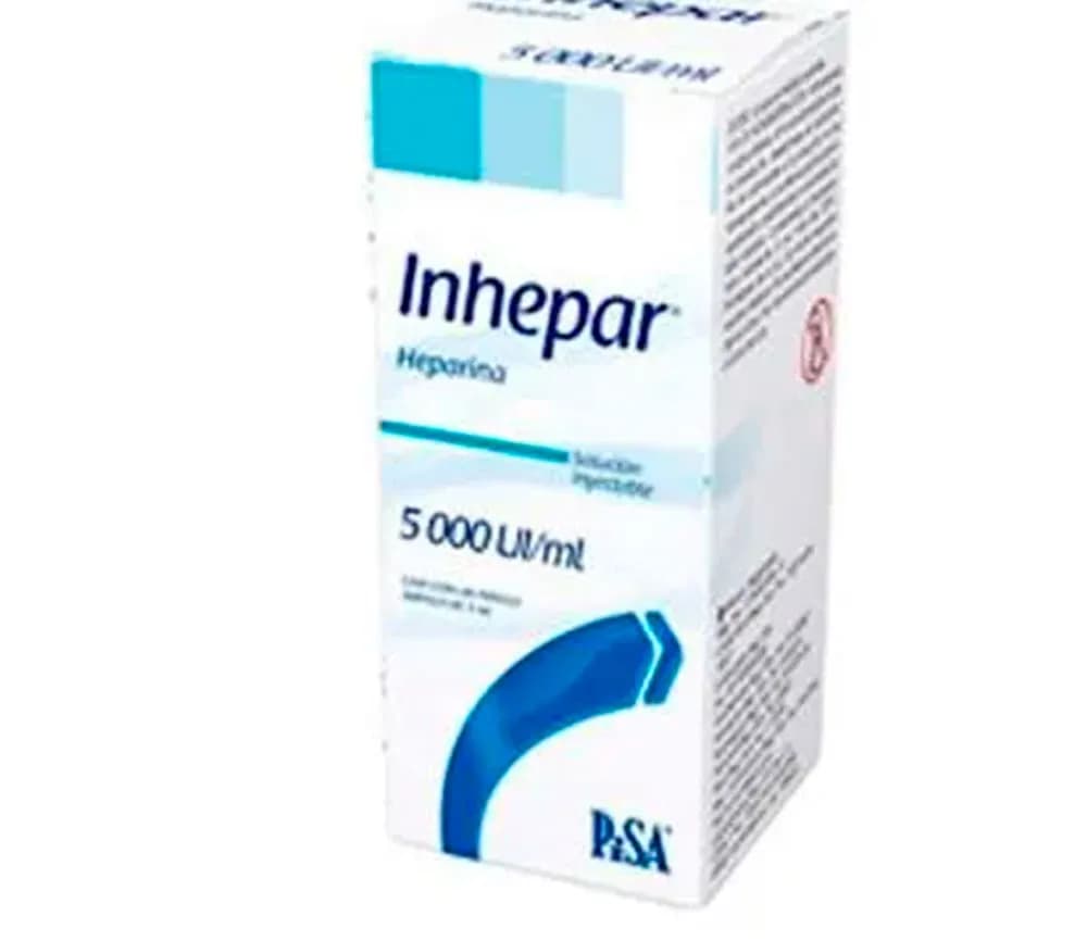 INHEPAR HEPARINA 5000 UI 5 ML SOLUCIÓN INYECTABLE