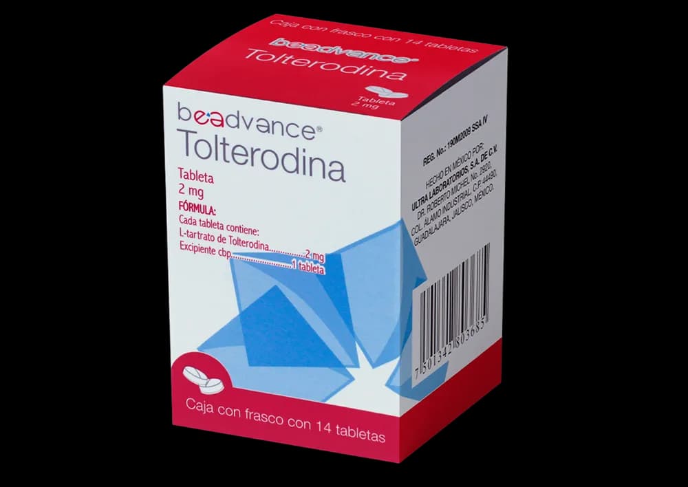 TOLTERODINA 14 TAB 2 MG