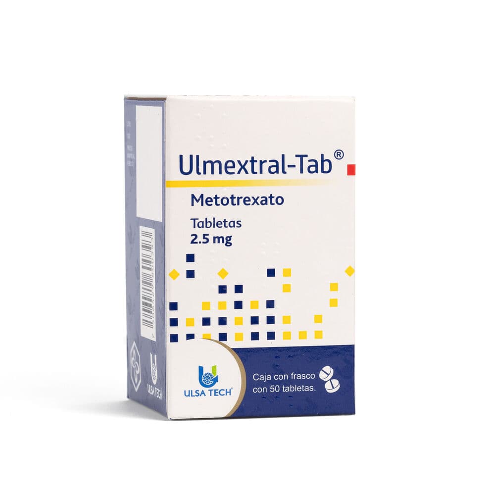 Ulmextral 2.5 mg 50 tabletas tratamiento oral
