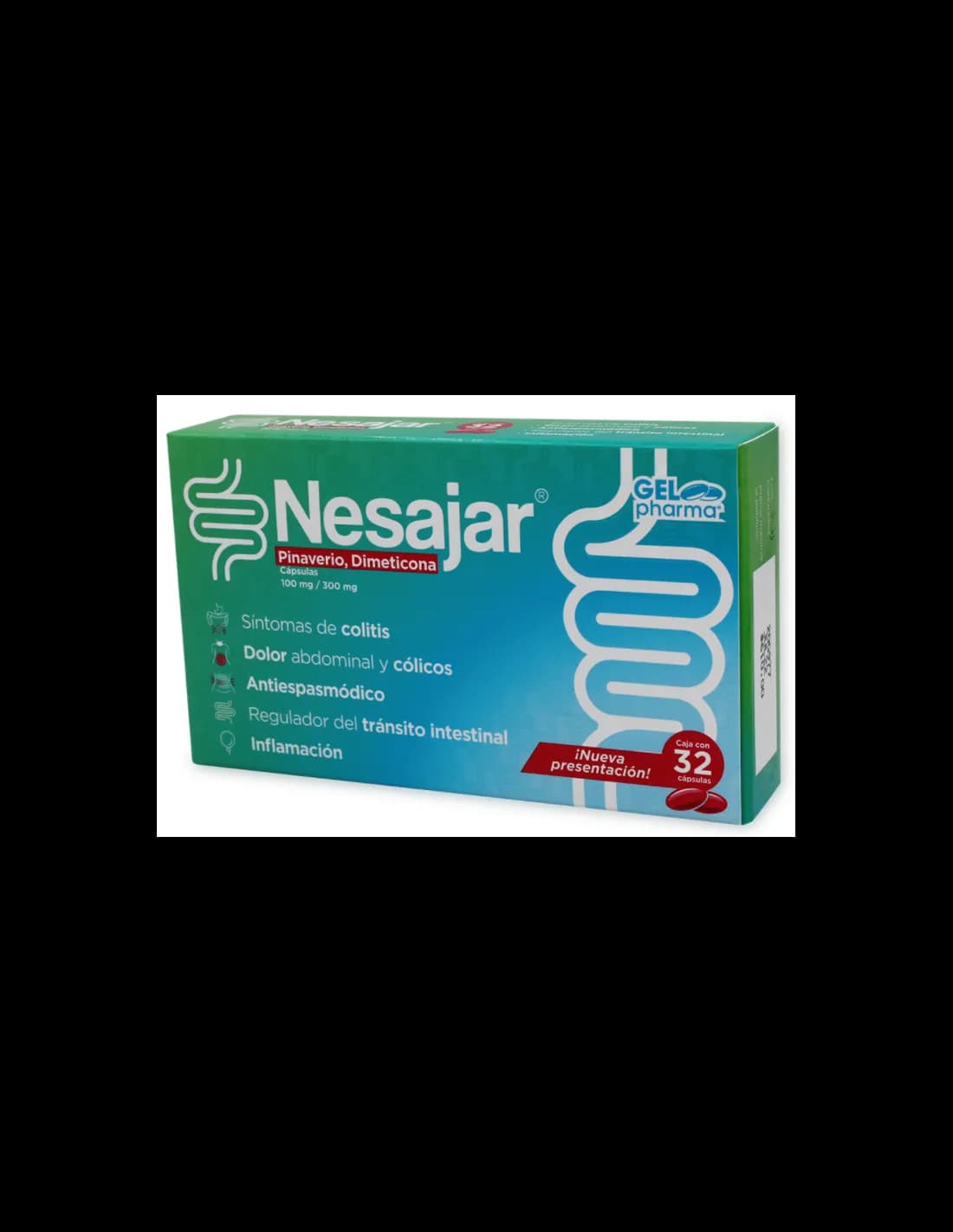 NESAJAR 32 CAPS 300/100 MG