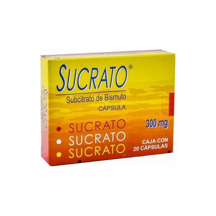 SUCRATO subcitrato de bismuto 300MG CAP C20