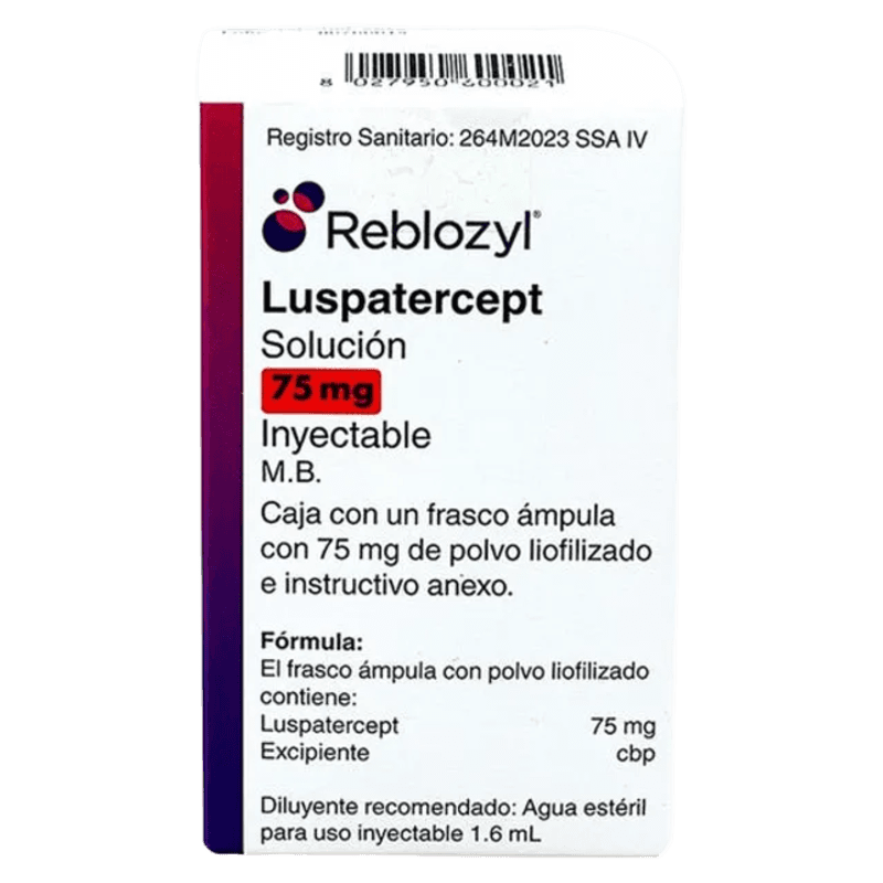 Reblozyl Solución Inyectable 75 Mg