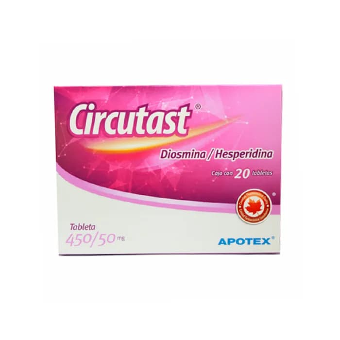 Circutast 450/50 mg 20 tabletas