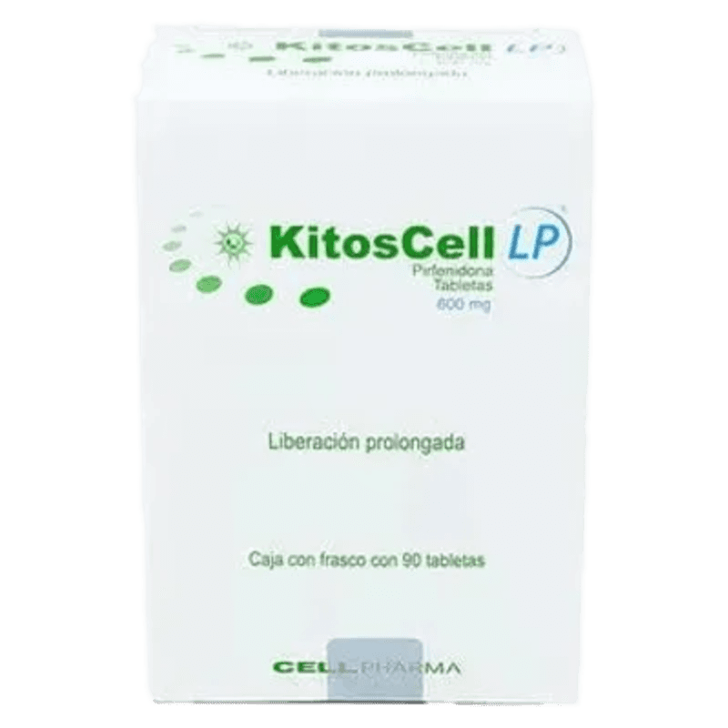 KITOSCELL LP PIRFENIDONA  600 MG 90 TABLETAS