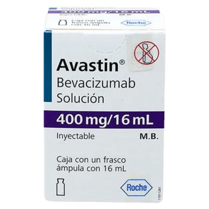 AVASTIN BEVACIZUMAB 400 MG / 16 ML CAJA CON 1 FRASCO ÁMPULA LAB. ROCHE