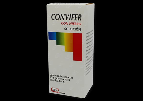 CONVIFER C/HIERRO (1 SOL 2.09/3MG/220 ml)