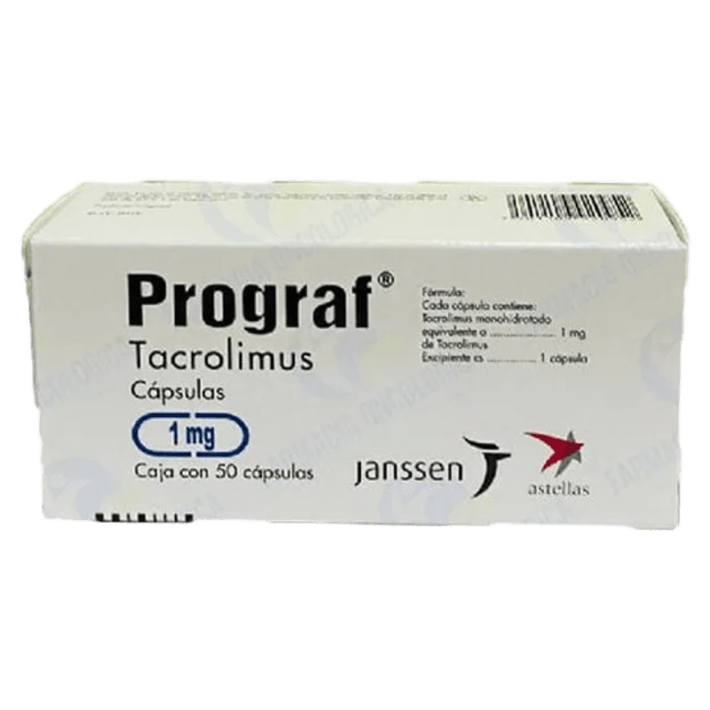 Tacrolimus Prograf 5 mg 50 caps
