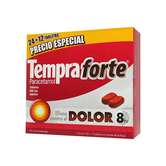 TEMPRA FORTE ADULT24+12PREC ESP
