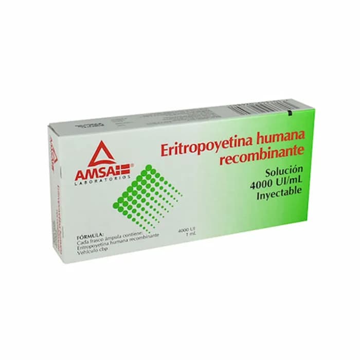 ERITROPOYETINA 6 AMP 4,000UI/1 ML