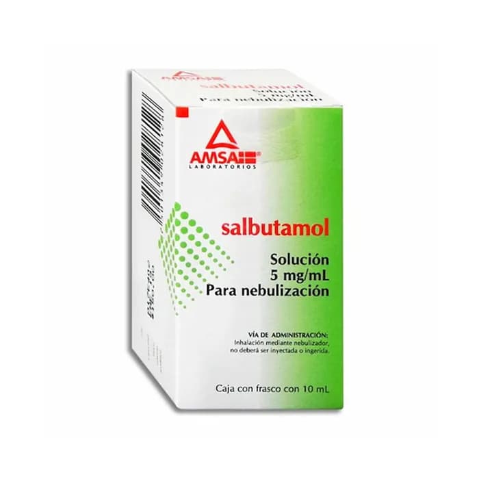 SALBUTAMOL 1 SOL /NEBULIZADOR 5MG/10M