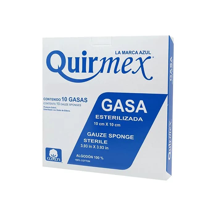 GASA ESTERILIZADA 10 SOB 10CMX10CM