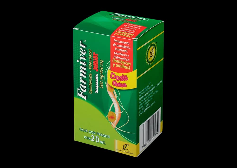 FARMIVER JUNIOR 1 SUSP 200/400MG/20 ML