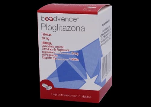 Pioglitazona 30 mg 7 tabletas