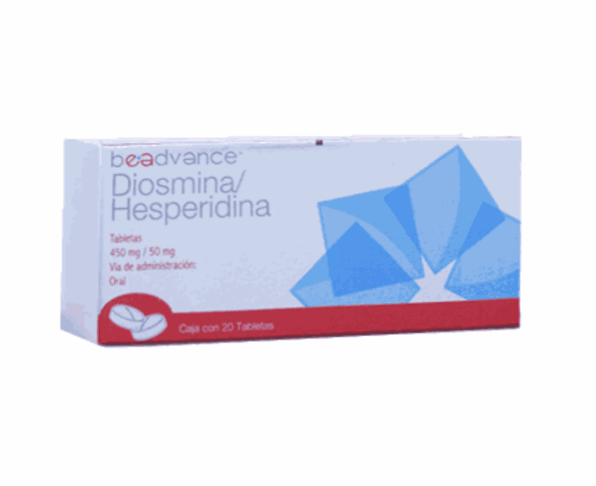 Diosmina Hesperidina 450 mg / 50 mg 20 tabletas