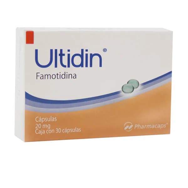 ULTIDIN FAMOTIDINA 30 CAPS 20 MG