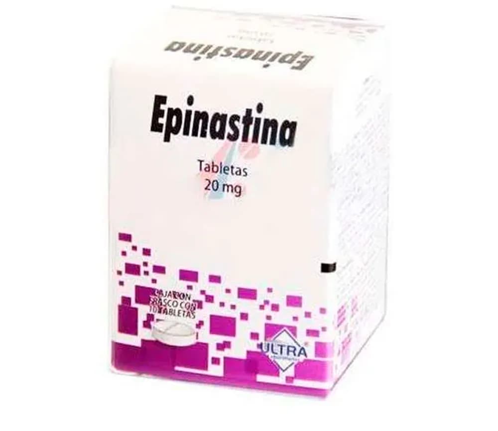 Epinastina 20 mg 10 Tabletas
