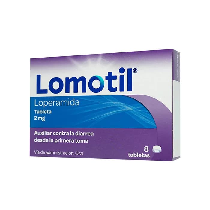 LOMOTIL  Loperamida 2MG TAB C8