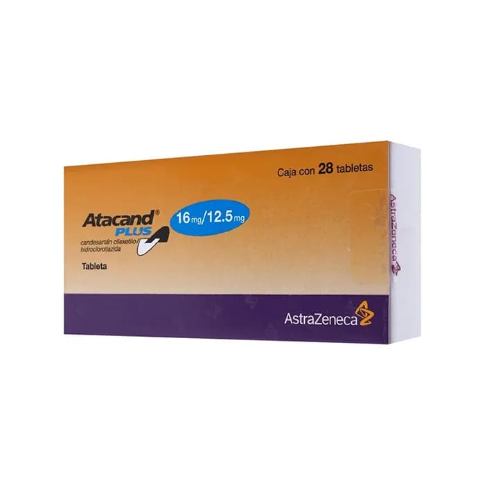 ATACAND PLUS 16 MG /12.5 MG CAJA CON 28 TABLETAS