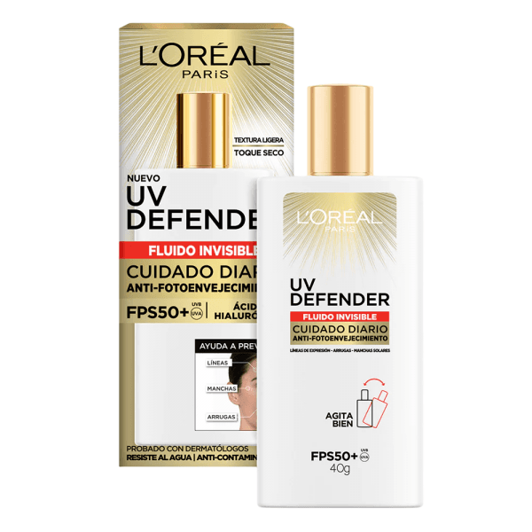 Protector Solar L'oreal UV Defender Anti-Fotoenvejecimietno 40 G