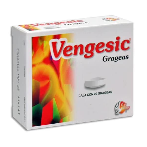 VENGESIC 20 GRAG 200/100/0.5 MG