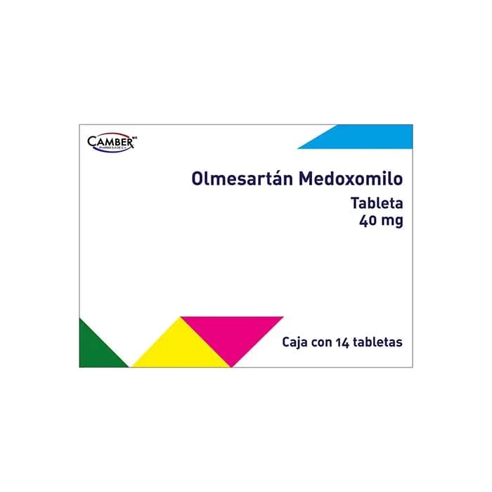 Olmesartan Medoxomilo 40 Mg 14 Tabletas