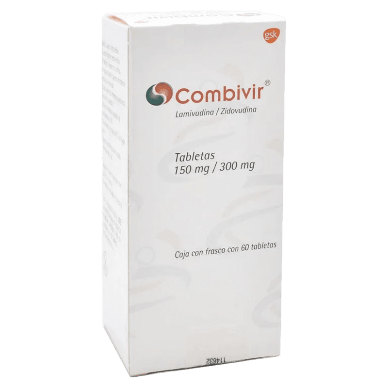 COMBIVIR (LAMIVUDINA, ZIDOVUDINA) 150,300 MG 60 TAB LAB GLAXOSMITHKLINE