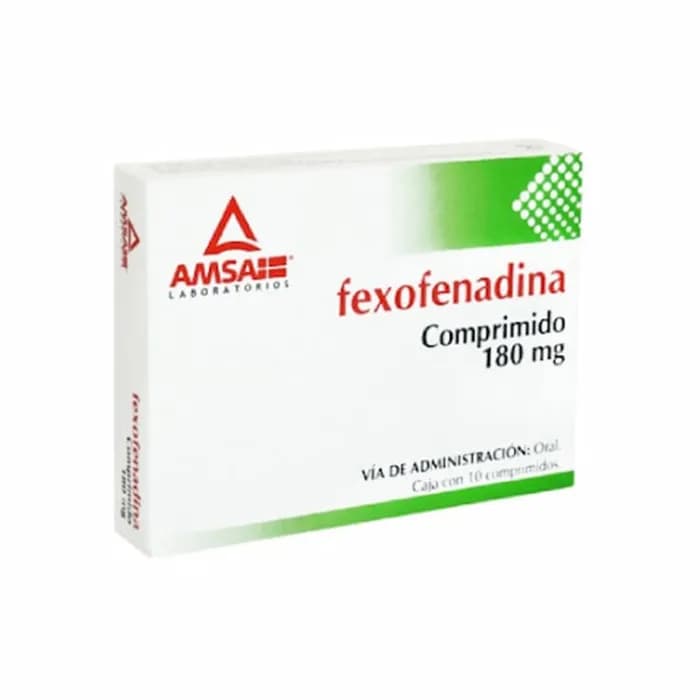 FEXOFENADINA 10 COMP 180 MG