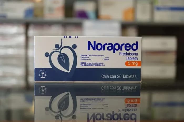 Norapred 5 mg Prednisona 20 tabletas