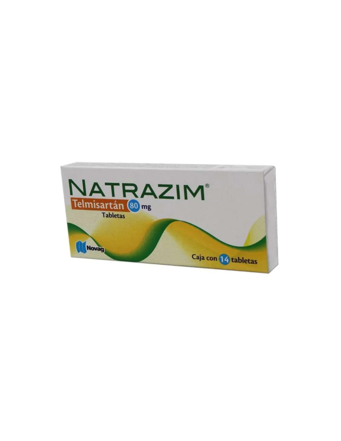 NATRAZIM 14 TAB 80 MG