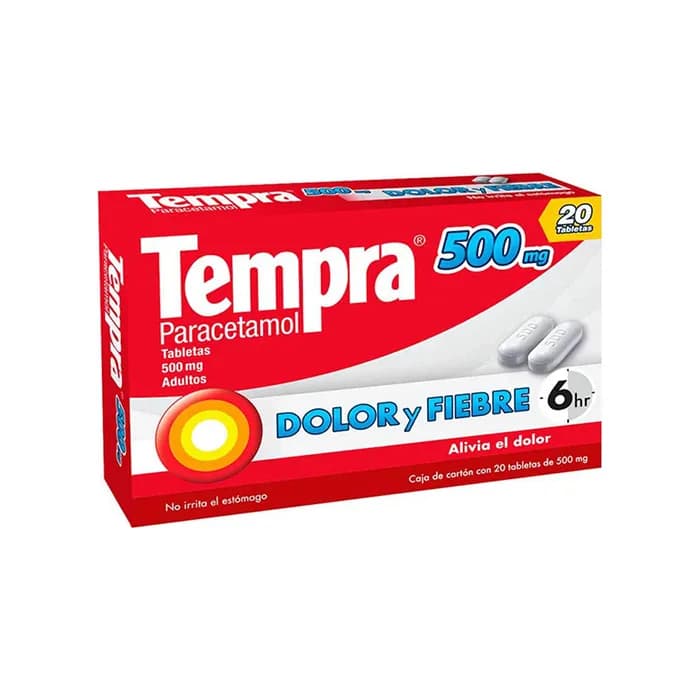 TEMPRA CAPLETS 500MG CAP C20