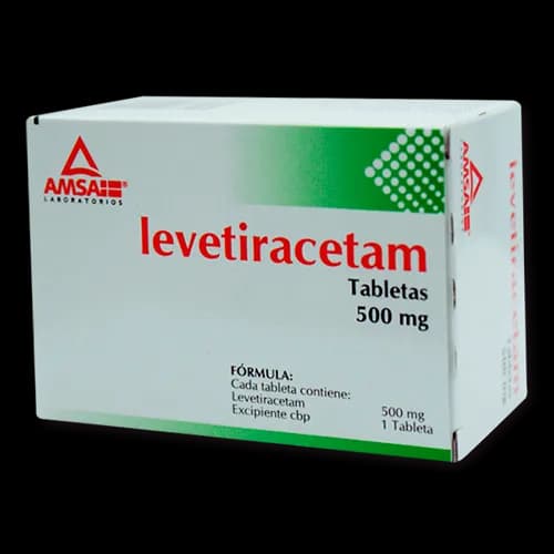 Levetiracetam 500 Mg 60 Tabletas Genérico Amsa